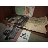 SMALL SELECTION OF WARTIME PUBLICATIONS INCLUDING 'THE EIGHTH ARMY' AND SMALL QUANTITY OF EPHEMERA