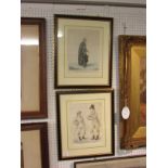 After Dighton - two etchings - 'A Celebrated Public Orator', tinted etching, 'Drawn Etch'd & Pubd by