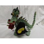 Pelham puppet green dragon