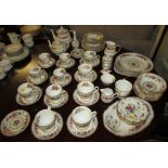 ROYAL GRAFTON 'MALVERN' PART TEA, DINNER AND COFFEE SERVICE (IN ALL ABOUT SEVENTY PIECES)