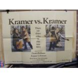 Quad Poster KRAMER vs KRAMER. Dustin Hoffman.