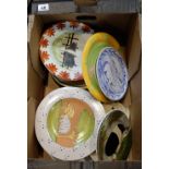 A collection of fun pig related plates