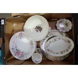 A collection of mixed items to include Royal Doulton Arcadia dinner plate,