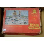 Triang R3A train set (incomplete) and R45 turntable set both boxed(2)