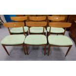 Early G Plan Teak extending table and matching set of 6 chairs (7)