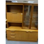 Large Teak bookcase/ cabinet "Stateroom" by Stonehill Furniture Co