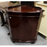 Dark Wood Reproduction corner cabinet