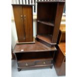 Modern wood effect corner unit,