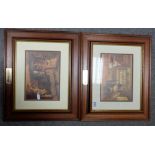 Two Framed pictures entitled Gone But No