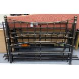 Wrought iron modern 4ft 8inch bed frame