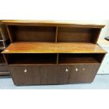 Mahogany topped drinks cabinet with bott