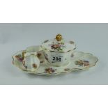 Royal Doulton Burslem floral tea for one