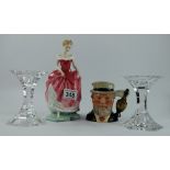 A collection of Royal Doulton items to i