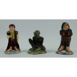 Royal Doulton figures from The Middle Earth series to include Samwise HN2925,