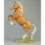 Beswick Rearing Palomino Welsh Cob on base 1014