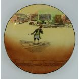 Royal Doulton Dickens seriesware large charger Trotty Vack D5175 diameter 34cm