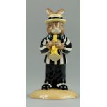 Bunnykins Trumpet Player Black and White Colourway Ltd Edt 100 Commemorating the 75th Bunnykins
