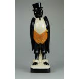 Royal Doulton large decanter in the form of a crow advertising Old Crow Kentucky Bourbon whiskey