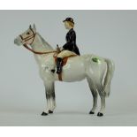 Beswick Huntswoman on grey horse 1730
