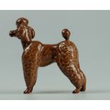 Beswick chocolate poodle 1386