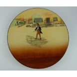 Royal Doulton Dickens seriesware large charger Dick Swiveller D5175 diameter 39cm