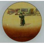 Royal Doulton Dickens seriesware large charger Mr Squeers D5175 diameter 34cm