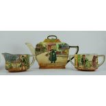 Royal Doulton Dickens seriesware teaset to include Tony Weller teapot,