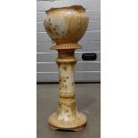 Victorian jardiniere and stand (damaged)