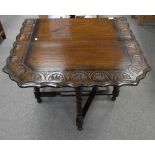 Quality pie crust drop leaf table on twisty legs