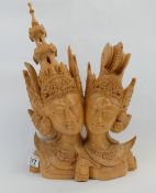20th Century Indonesian wooden sculpture