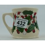Moorcroft Candy Cane trial mug dated 21/