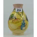 Moorcroft vase decorated with Gleaners a