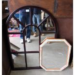 Oval framed mirror and similar floral it