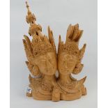 20th Century Indonesian wooden sculpture