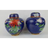 20th Century chinese enameled vases