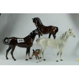 Beswick Grey Swish Tail Horse 1182, Swish Tail Horse 1182,