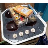 Banco Ceran electric hot plate together with a quantity of NOS record player stylus's