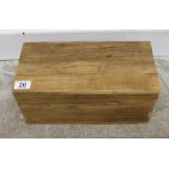 Wooden Elm candle box
