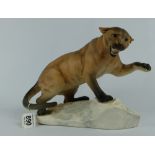 Beswick large Puma on Rock 1702