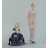 Royal Doulton figure Daphne HN2241 and Affection HN2291 (2)