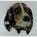 Beswick Wall plaque in the form of a dogs head 668 (hairline to rear)