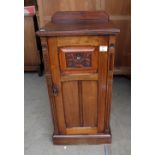 Edwardian Mahogany carved Bedside Cabinet