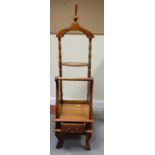 Reproduction Mahogany gentleman's clothes stand