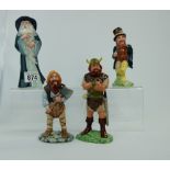 Royal Doulton middle earth figures Gandalf HN2911, Gimli HN2922 (seconds),