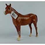 Beswick Chestnut Arab Bahram 1771 ( restored with damage to front leg )