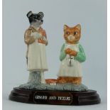 Beswick Beatrix Potter Tableau Figure Ginger and Pickles limited edition boxed with base and
