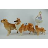 Beswick Golden Retriever 2287, Retriever 1855,