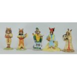 Royal Doulton Bunnykins figures to include Ankhesenamun DB295 (with cert),