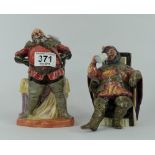 Royal Doulton figures Falstaff HN2054 and The Foaming Quart HN2162 (2)