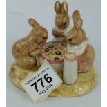 Beswick Beatrix Potter Tableau Flopsy, Mopsy and Cottontail, BP11B,